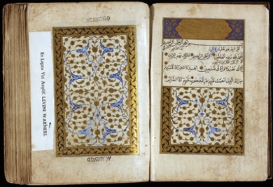 Illuminated Qur’an with interlinear translation in Turkish, 1520 CE. Warner Collection. [UBL Or. 504]